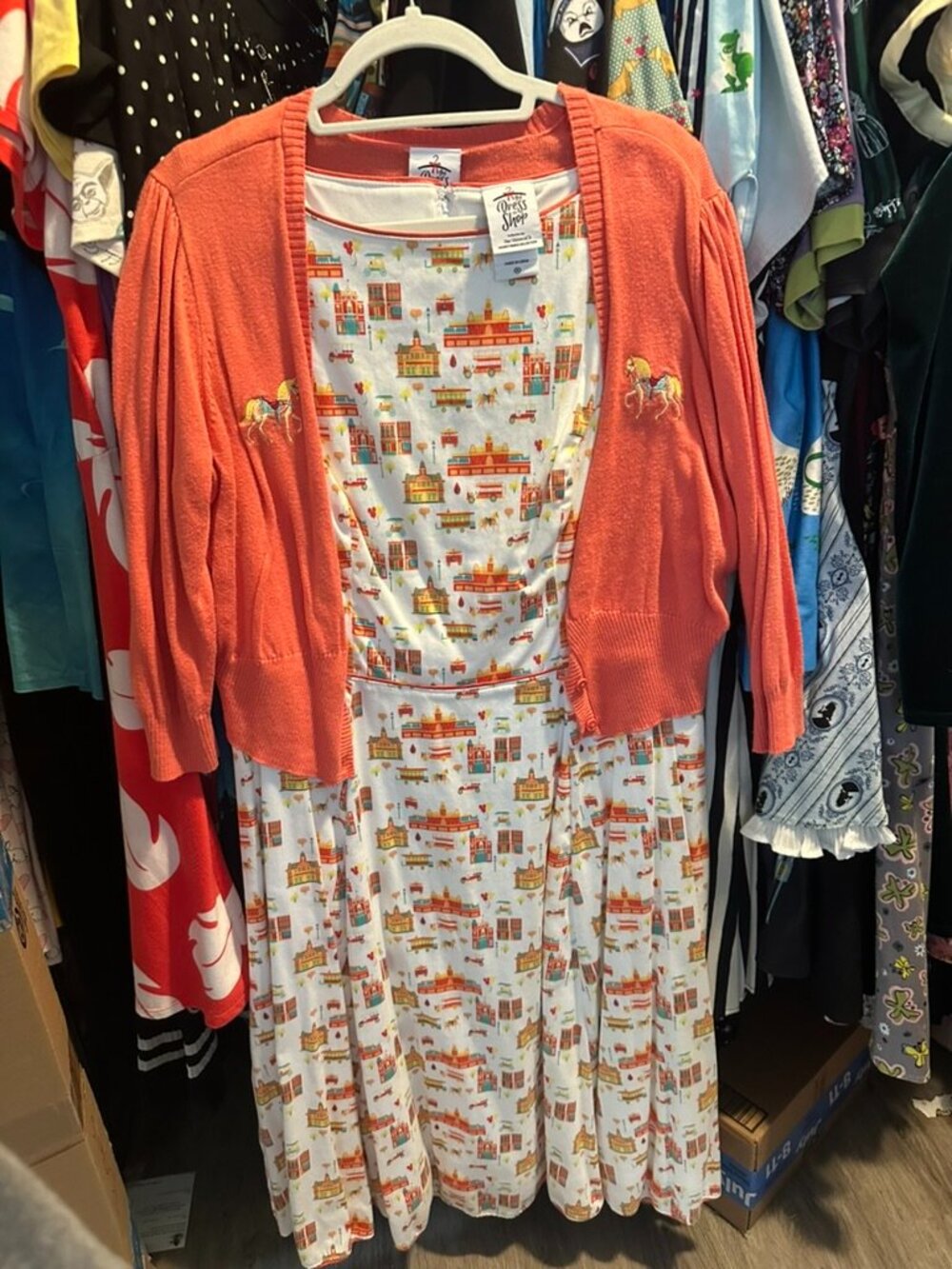 Disney Dress Shop Main Street Dress with Cardigan